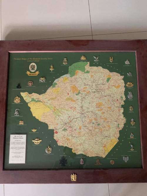 BADGES OF THE RHODESIA  FORCES LIMITED EDITION